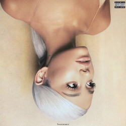 Ariana Grande Sweetener limited PEACH vinyl 2 LP gatefold DINGED CORNER