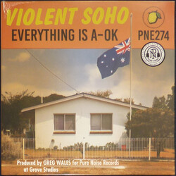 Violent Soho Everything Is A-OK GREEN / MUSTARD split vinyl LP
