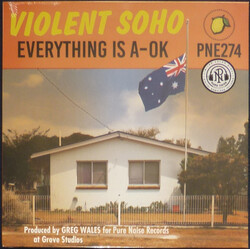 Violent Soho Everything Is A-Ok limited YELLOW ORANGE SPLATTER vinyl LP