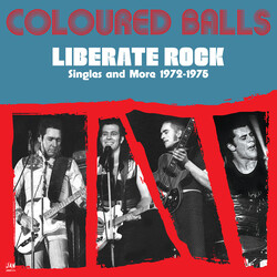 Coloured Balls Liberate Rock Singles 1972-1975 CLEAR & BLUE Swirl vinyl 2 LP