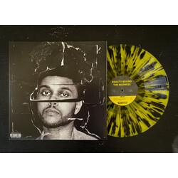 Weeknd Beauty Behind Madness Limited YELLOW BLACK SPLATTER VINYL 2 LP