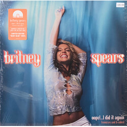  Britney Spears Oops I Did It Again Remixes And B-Sides US RSD TRANSLUCENT BLUE vinyl LP