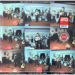 Talking Heads The Name Of This Band Is Talking Heads RED vinyl 2 LP
