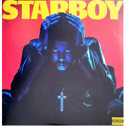 The Weeknd Starboy Limited TRANSLUSCENT BLUE Vinyl 2 LP