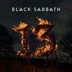 Black Sabbath 13 HMV ORANGE FLAME vinyl 2 LP