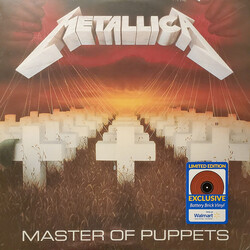 Metallica Master Of Puppets Walmart US Batter Brick RED vinyl LP