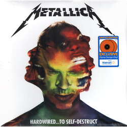 Metallica Hardwired To Self-Destruct Walmart US FLAME ORANGE vinyl 2 LP