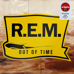 R.E.M. Out Of Time Yellow Lemonade vinyl LP