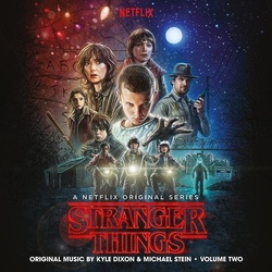 Stranger Things S1 Volume 2 soundtrack EU BLUE & BLACK SWIRL vinyl 2 LP g/f