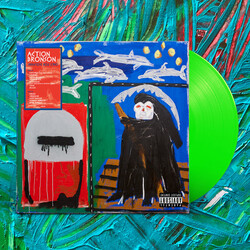 Action Bronson Only For Dolphins FLURO GREEN vinyl LP LENTICULAR gatefold