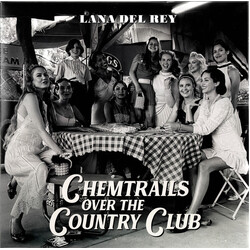 Lana Del Rey Chemtrails Over The Country Club Beige vinyl LP gatefold