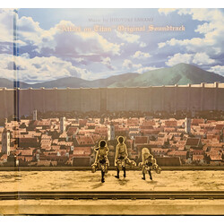 Hiroyuki Sawano Attack On Titan Original Soundtrack limited GREY / BLACK vinyl 3 LP set