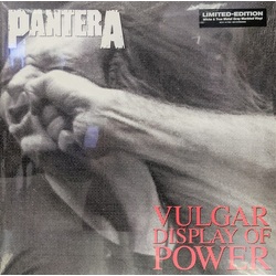 Pantera Vulgar Display Of Power Stereo, White & True Metal Gray Marbled vinyl LP