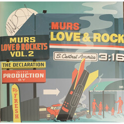 Murs Love & Rockets Vol. 2 The Declaration Alien Orange vinyl LP SIGNED