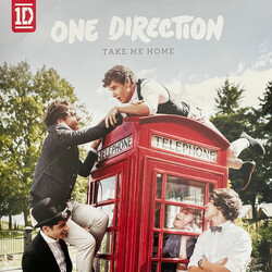 One Direction Take Me Home CLEAR WHITE SWIRL Vinyl 2 LP