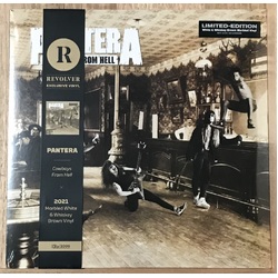 Pantera Cowboys From Hell Revolver ltd coloured vinyl LP + numbered OBI / book DINGED/CREASED