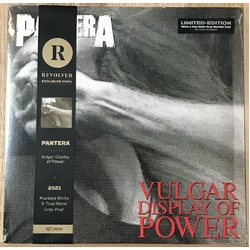 Pantera Vulgar Display Of Power Revolver ltd coloured vinyl LP + numbered OBI / book DINGED/CREASED SLEEVE