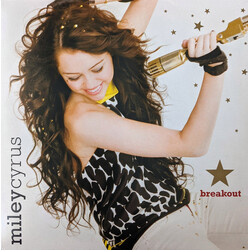 Miley Cyrus Breakout GOLD / BLACK SPLATTER vinyl LP