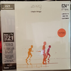 Zero 7 Simple Things HMV 100 CLEAR vinyl LP OBI