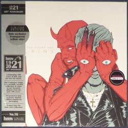 Queens Of The Stone Age Villains HMV 100 YELLOW vinyl LP OBI