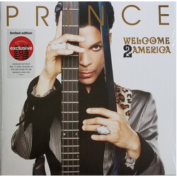 Prince Welcome 2 America Limited CLEAR vinyl 2 LP gatefold sleeve