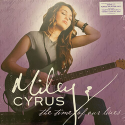 Miley Cyrus The Time Of Our Lives WHITE/PURPLE vinyl LP
