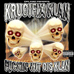 Krucifix Klan Fuckin Wit Dis Klan RED SPLATTER vinyl LP