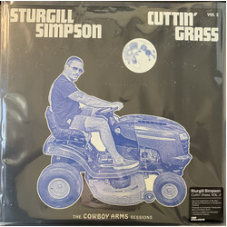 Sturgill Simpson Cuttin Grass Vol. 2 Limited Numbered Blue / Black Swirl Vinyl LP