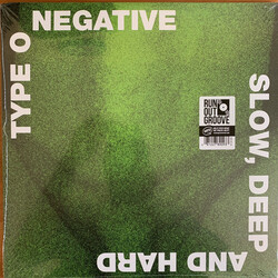 Type O Negative Slow, Deep And Hard Deluxe GREEN BLACK vinyl 2 LP