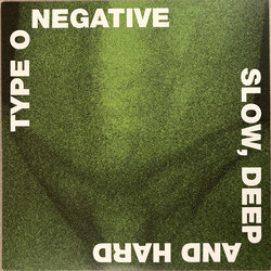Type O Negative Slow Deep And Hard Deluxe CLEAR GREEN Limited vinyl 2 LP