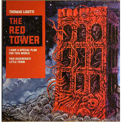 Thomas Ligotti The Red Tower limited WHITE BLUE SWIRL vinyl LP