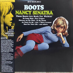 Nancy Sinatra Boots VMP numbered Black / White Swirl vinyl LP