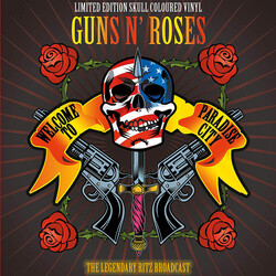 Guns N Roses Welcome To A Night At The Ritz limited SKULL WHITE vinyl LP