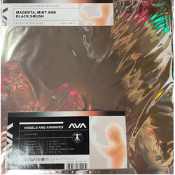 Angels & Airwaves Lifeforms Limited MAGENTA MINT BLACK MERGE vinyl LP SIGNED