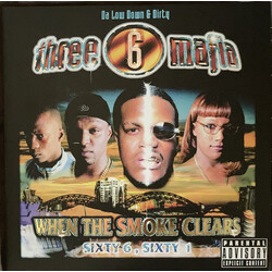 Three 6 Mafia When The Smoke Clears Sixty 6 Sixty 1 remastered ORANGE BLACK MERGE vinyl 2 LP