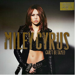 Miley Cyrus Cant Be Tamed Limited GOLD BLACK SPLIT vinyl LP