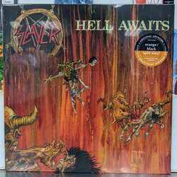 Slayer Hell Awaits Limited remastered ORANGE BLACK SPLIT vinyl LP
