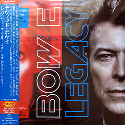 David Bowie Legacy Japanese issue vinyl 2 LP gatefold insert +OBI
