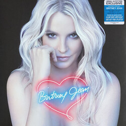 Britney Spears Britney Jean Limited Deluxe CLEAR PINK BLUE SPLATTER vinyl LP