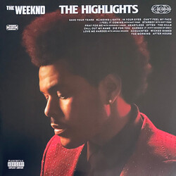 The Weeknd The Highlights limited edition RED SPARKLE vinyl 2 LP gatefold