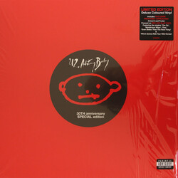 U2 Achtung Baby limited numbered deluxe RED / BLUE vinyl 2 LP BAND IN RED edition