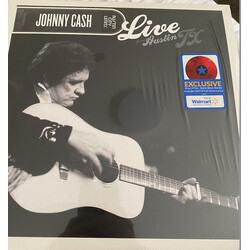 Johnny Cash Live From Austin Tx Limited RED vinyl LP +DVD