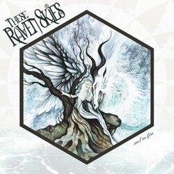 These Raven Skies Soul On Fire DEEP BLUE vinyl LP SIGNED