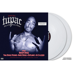 Tupac Shakur Death Row Live At The House Of Blues Limited WHITE VINYL 2 LP