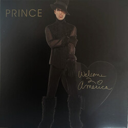 Prince Welcome 2 America Limited numbered GOLD vinyl 7" SINGLE