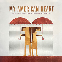 My American Heart Hiding Inside The Horrible Weather MAROON BLACK SMOKE vinyl LP