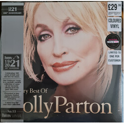 Dolly Parton The Very Best Of Limited PINK TRANSLUCENT vinyl 2 LP