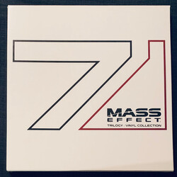 Various Mass Effect Trilogy Soundtrack RED WHITE BLACK TRICOLOR vinyl 4 LP + SLIPMAT