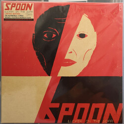 Spoon Lucifer On The Sofa CREAM ORANGE SPLATTER vinyl LP + FLEXIDISC + SIGNED POSTER