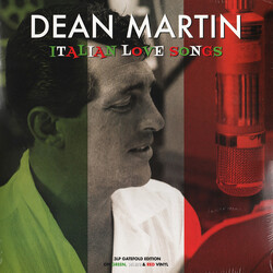 Dean Martin Italian Love Songs GREEN RED WHITE vinyl 3 LP